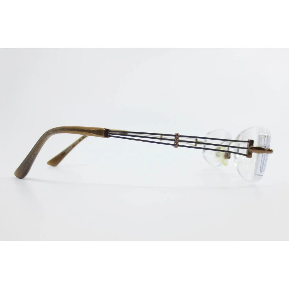 Charmant Line Art XL2002 Bronze Rimless Eyeglasses Frames 51-18-135 Japan Titan